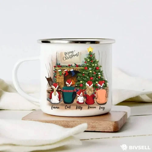 Track Order 8 Custom Christmas Family Mug – Personalized Holiday Drinkware Gift | BivSell