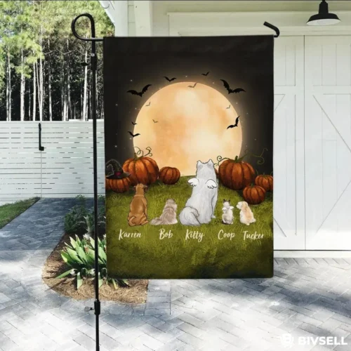 Custom Fall Pet Garden Flag – Personalized Autumn Decor | BivSell