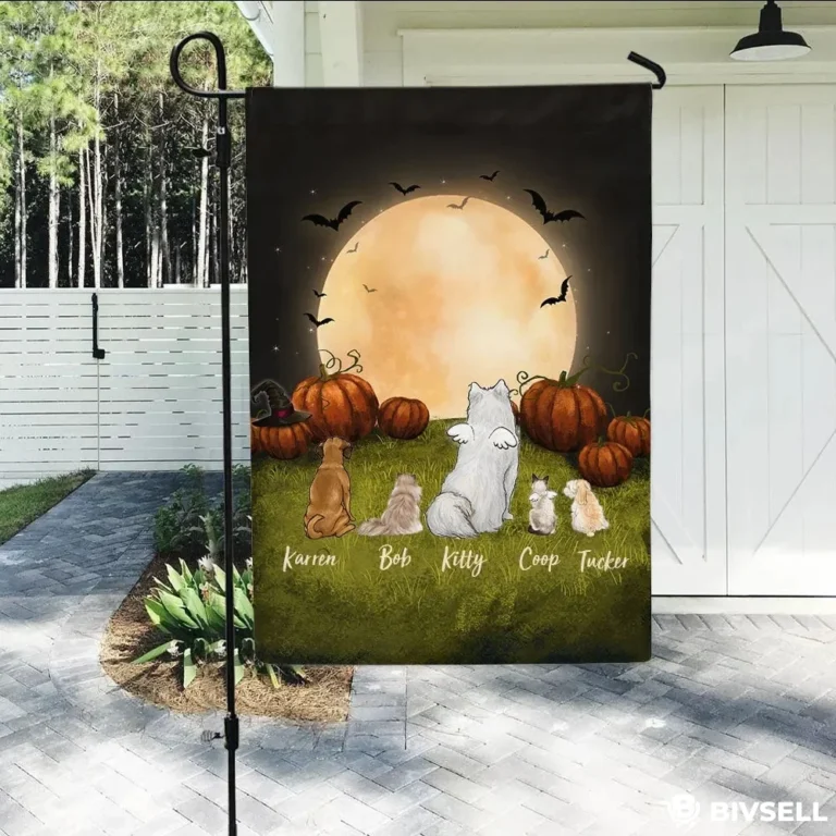 Custom Fall Pet Garden Flag – Personalized Autumn Decor | BivSell