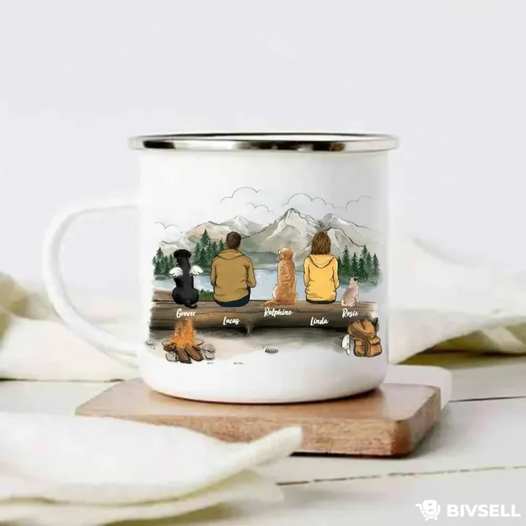 Custom Mountain Family Mug – Personalized Outdoor Experience Gift | BivSell